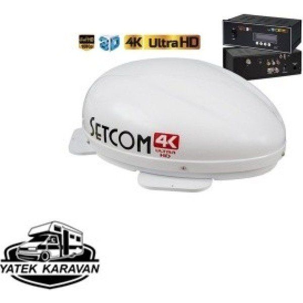 Setcom STC-224 Tek Çıkış Mobil Karavan Uydu Anteni