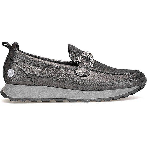 Mammamia D25KA-7055 Platin Kadın Hakiki Deri Casual Ayakkabı