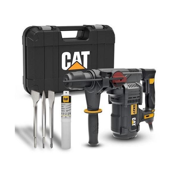 Cat DX27 set 1500Watt 5.0J 32mm Profesyonel Sds-Plus Kırıcı/Delici + DA03903 3 Parça Kırıcı Uç Seti