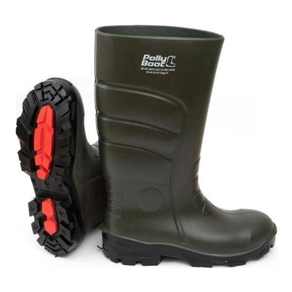 Polly Boot Galaxy 501 Haki Çelik Burunsuz İş Çizmesi