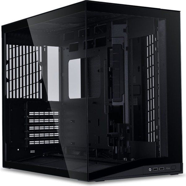 Lian Li O11 Dynamic Mini V2 G99.O11DMIV2X.00 Fansız Siyah ATX Gaming Bilgisayar Kasası