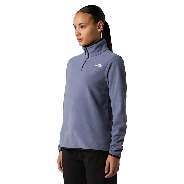 The North Face NF0A8D2JBTR1 Mavi Glacier Fleece 1/4 Zip Kadın Outdoor Polar
