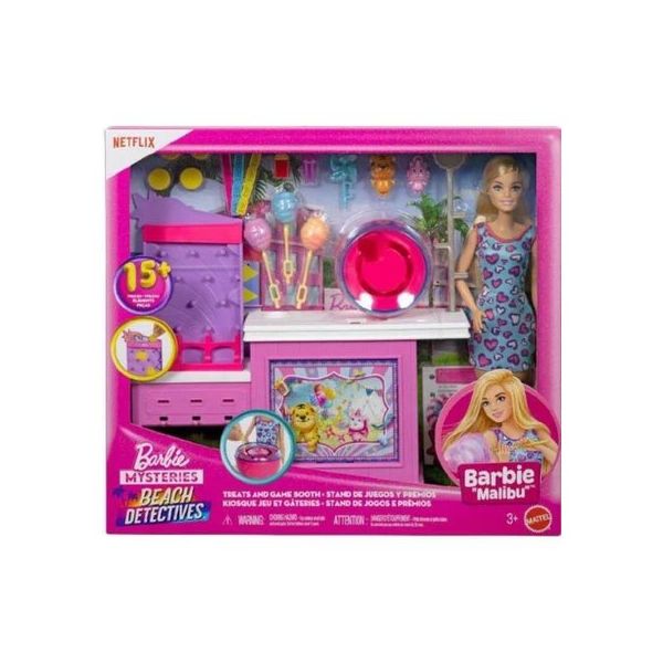 Barbie JFV67 Mysteries Beach Detectives Bebek