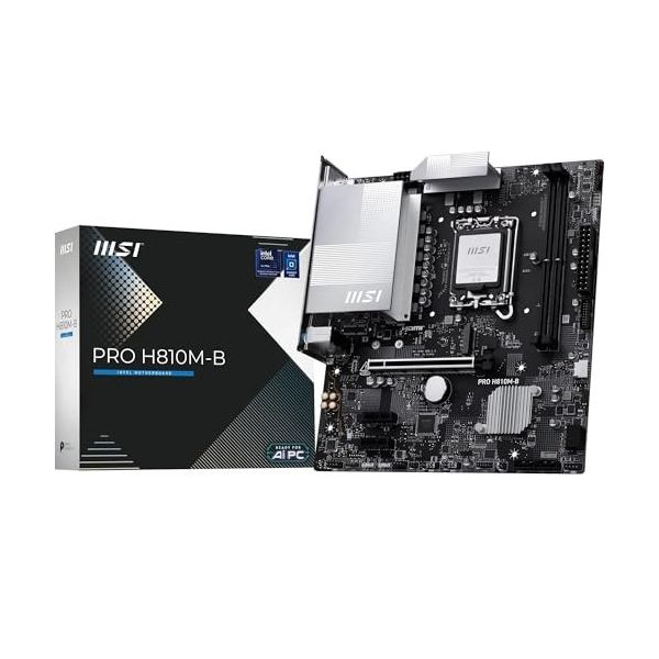 MSI Pro H810M-B Intel LGA1851 DDR5 Micro ATX Anakart