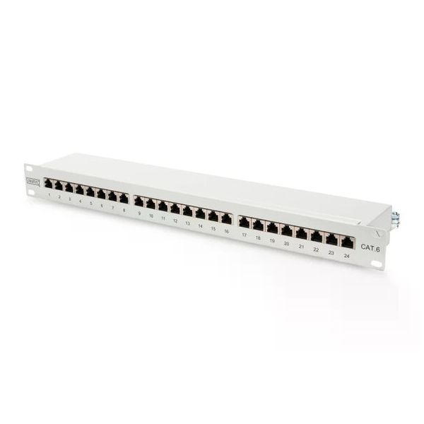Digitus 19 İnç 24 port CAT-6 FTP Zırhlı Patch Panel