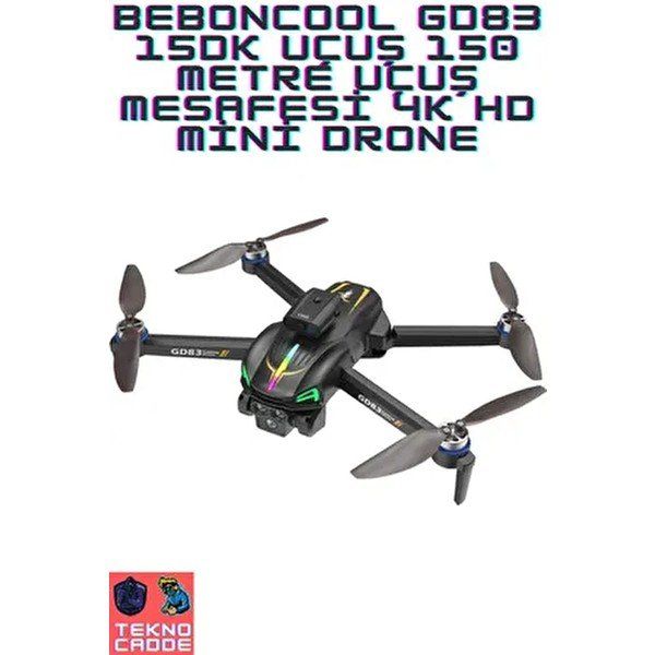 Beboncool GD83 Katlanabilir 4K HD Kameralı Drone