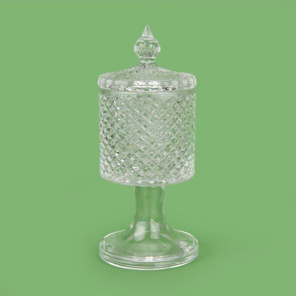 Alegre Glass Espina Kapaklı Şeffaf 280 ml Kurabiyelik