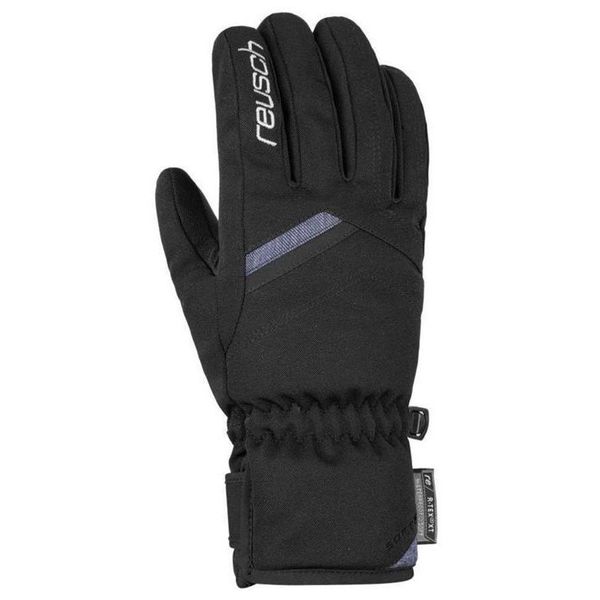 Reusch Coral R-Tex XT Softshell Siyah/Mavi Kadın Kayak Eldiveni