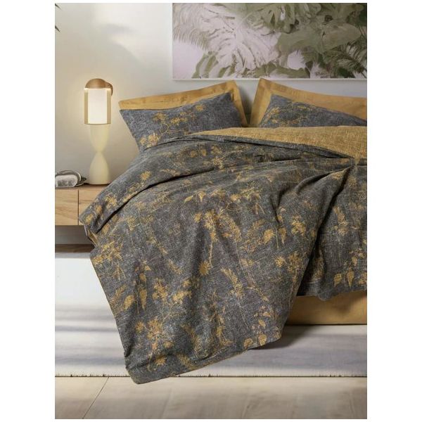 Cotton Box Dual Tek Kişilik Yadawa Hardal 160x220 cm Nevresim Takımı