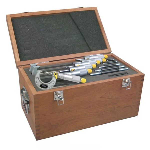 Asimeto AS-101668 0-150x0.01 mm Mekanik Mikrometre Seti