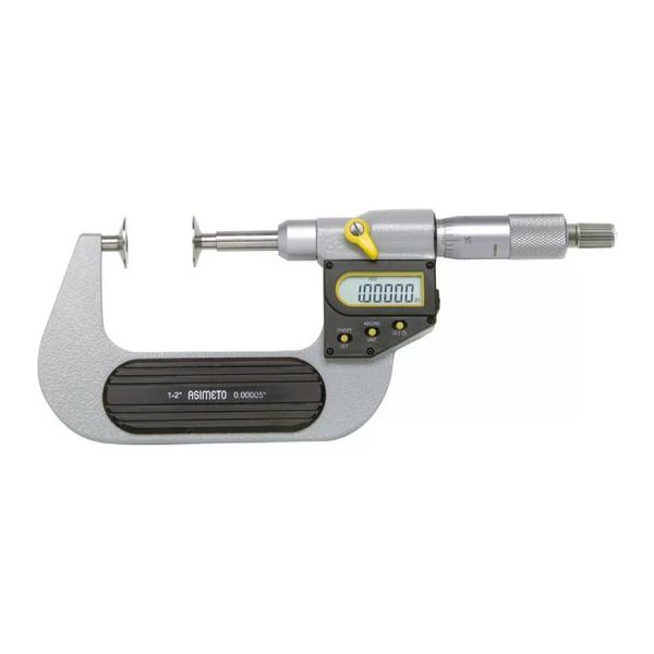 Asimeto AS-145040 75-100 mm Dijital Dişli Mikrometresi