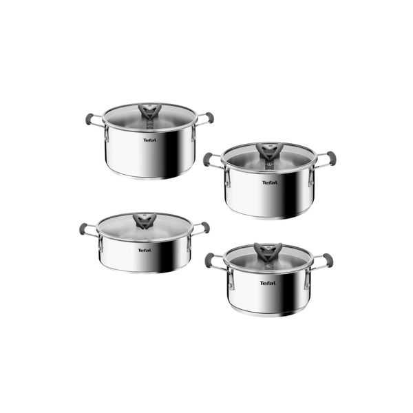 Tefal Optispace 8 Parça Çelik Tencere Seti
