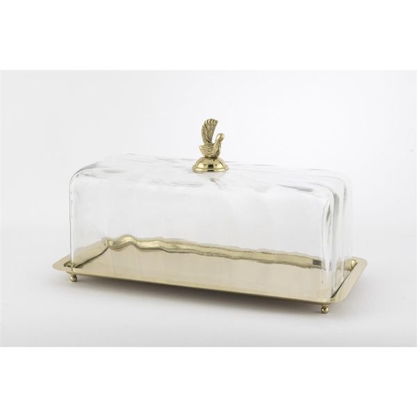 Mikasa Moor Gold Dik 35x17x20 cm Cam Kapaklı Sunumluk