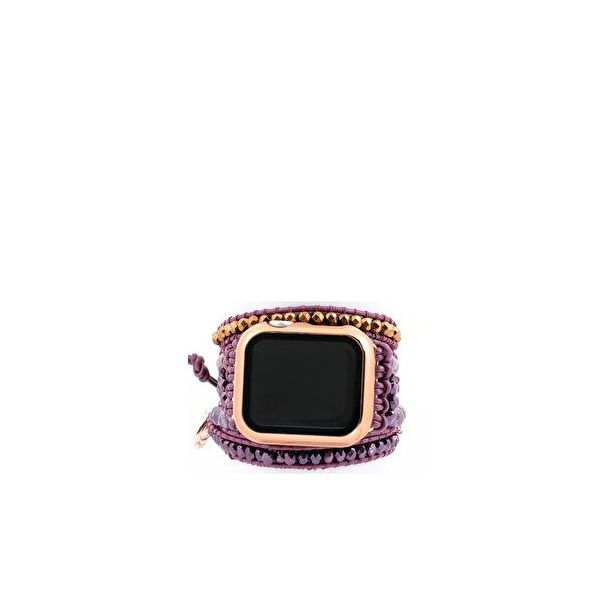 Gwelry Emily Wrap 38/41 mm Apple Watch Uyumlu Mor Kadın Akıllı Saat Kordon