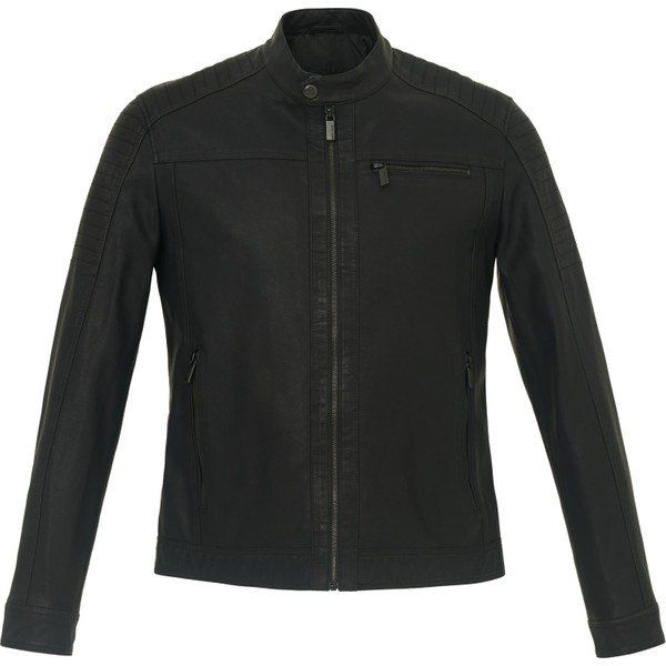 Pierre Cardin 54 Siyah Suni Deri Erkek Ceket