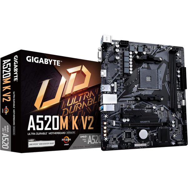 Gigabyte A520M-K-V2 AMD AM4 DDR4 Micro ATX Anakart