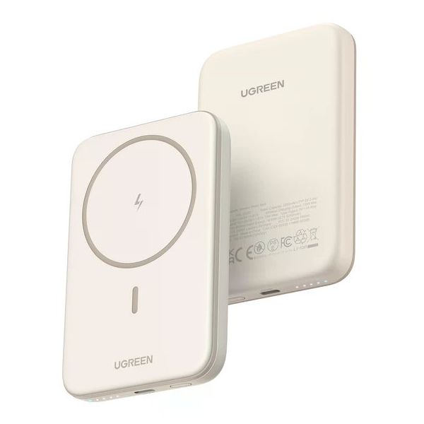 Ugreen 25207 Bej 5.000 mAh MagSafe 15W Wireless Powerbank