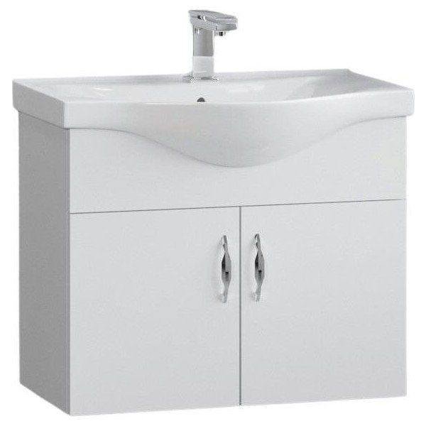 Denko Akyazı 55 cm MDF Beyaz Alt Modül Banyo Dolabı