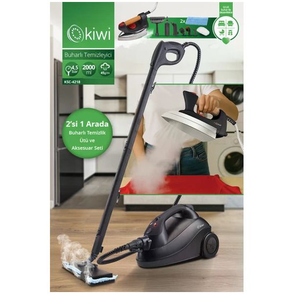 Kiwi KSC-4218 2000 W Buharlı Temizlik Makinası