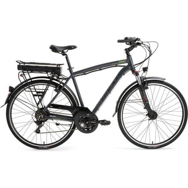 Bisan Comet 48 cm V 26 Jant 21 VİVites Parlak Gri Sarı Elektrikli Bisiklet