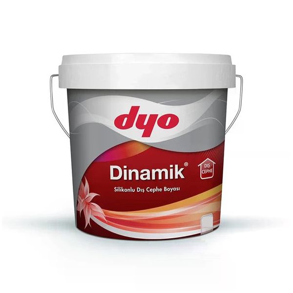 Dyo 2058 Dinamik Koyu Krem 15 lt Silikonlu Dış Cephe Boyası