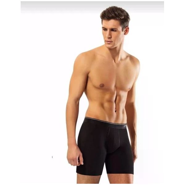 Erdem 1470 Likralı Uzun 6 Adet Gri Erkek Boxer