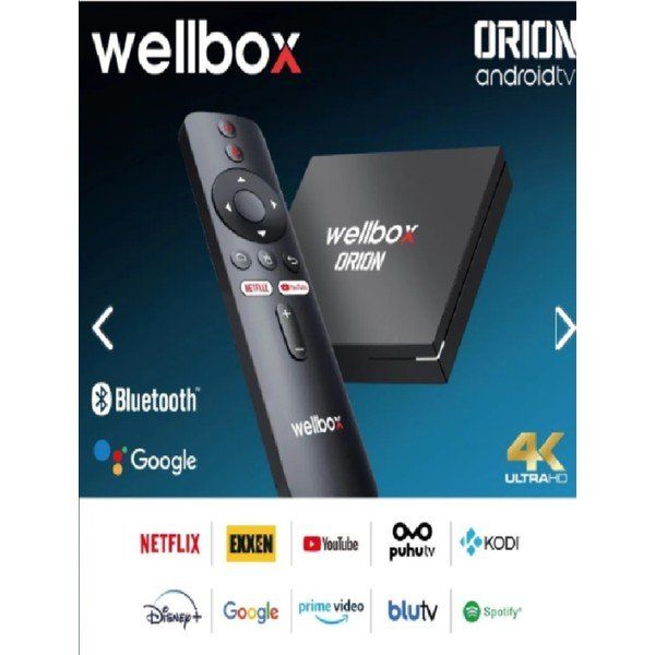 Wellbox Orion 8 GB 4K Android TV Box