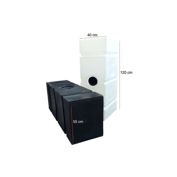 Shuivan 275 lt 120x40x55 cm Karavan Su Deposu