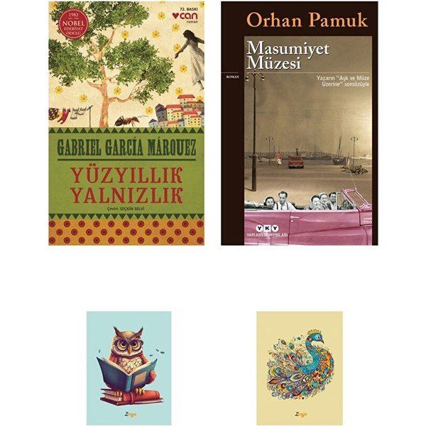 Yapı Kredi Yayınları Masumiyet Müzesi Orhan Pamuk - Yüzyıllık Yalnızlık - Gabriel Garcia Marquez