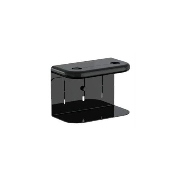 VitrA A4456739 Liquid Parlak Siyah Çift Hazneli Sıvı Sabunluk Tutacağı