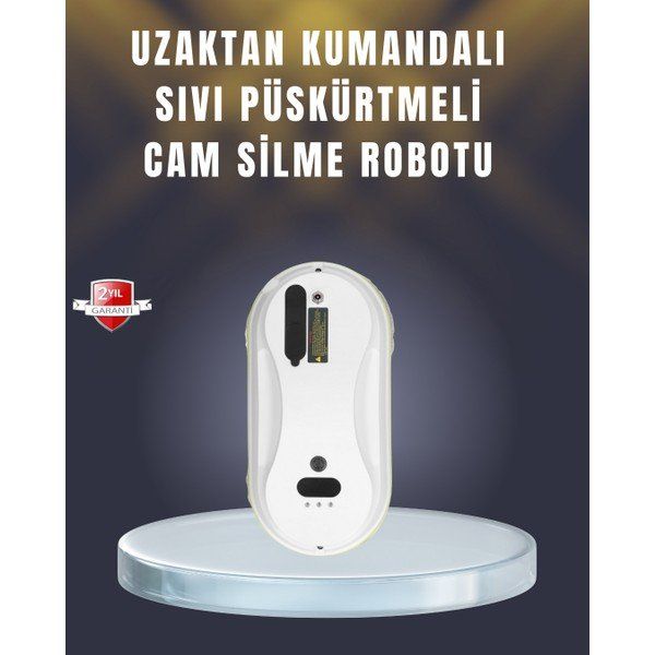 Angel Of Life 2800 Pa Güçlü Emişli Akıllı Cam Temizleyici Robot