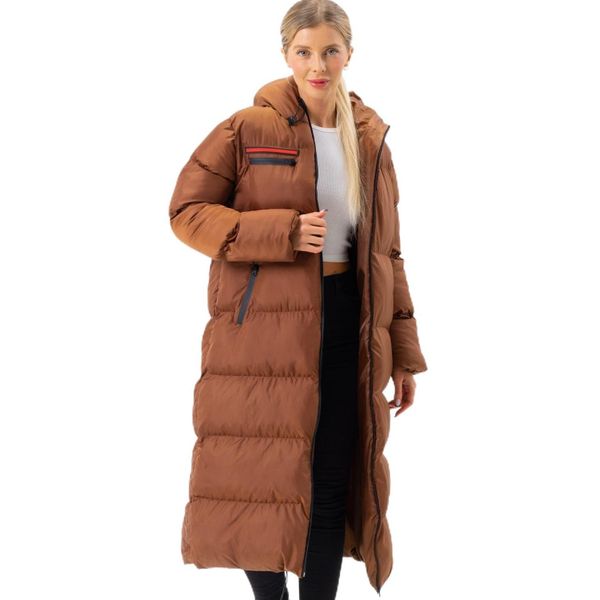 Dewberry Z6756 Camel Bayan Şişme Kaban
