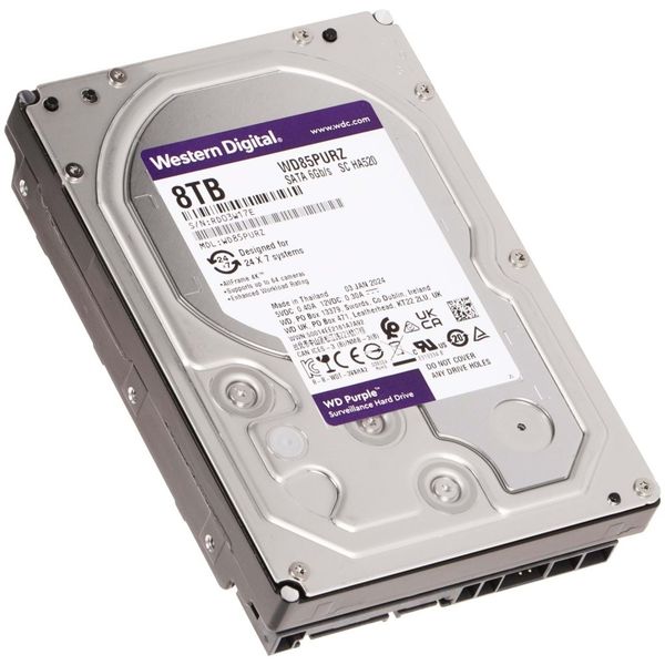 Western Digital WD WD85PURZ Purple 8TB Güvenlik Diski