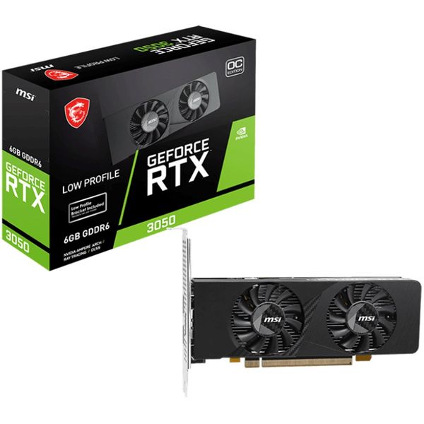 MSI GeForce RTX 3050 LP E 6G OC 6GB GDDR6 Ekran Kartı