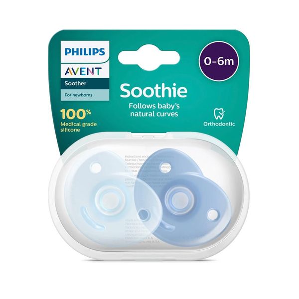 Philips Avent Soothie 0-6 Ay 2li Mavi Emzik
