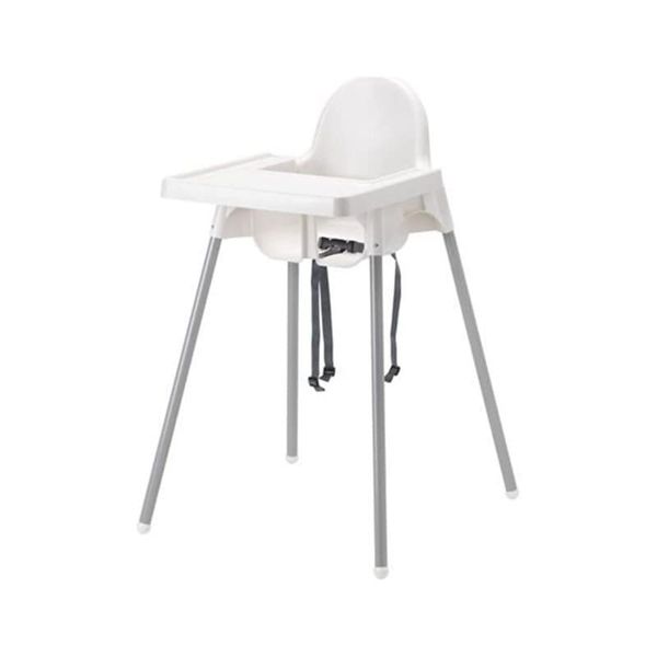 IKEA Unisex Beyaz Antilop Tepsili Mama Sandalyesi