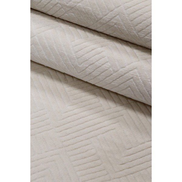 Merinos Soft Nest Anadolu Krem Kaymaz Tabanlı Kesme Kabartmalı 100x600 cm Salon Halısı