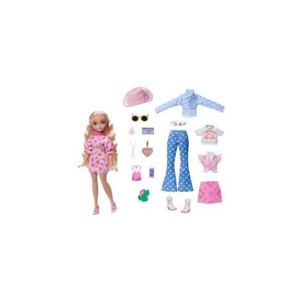 Barbie JGH87 Dream Besties Festival Kombinleri Malibu Bebek ve Aksesuarları