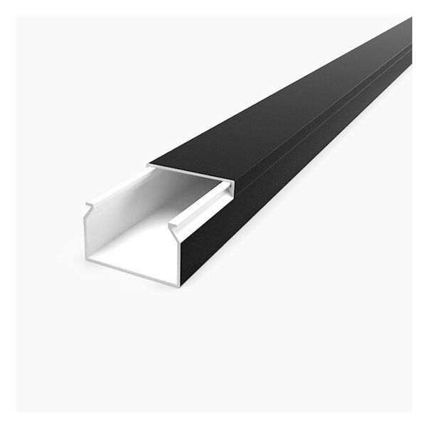 Mutlusan 40x25 mm Siyah Sidem Kablo Kanalı