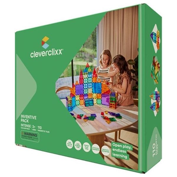 Cleverclixx Inventive Pack Intense 110 Parça 3+ Yaş Manyetik Blok
