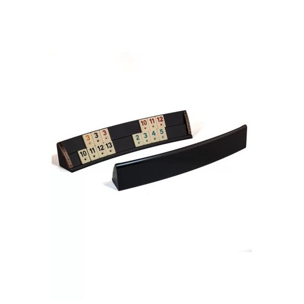 Helena 2639 BLK Wood Art Elliptic Siyah Oval El Yapımı Masif Ahşap Okey Takımı