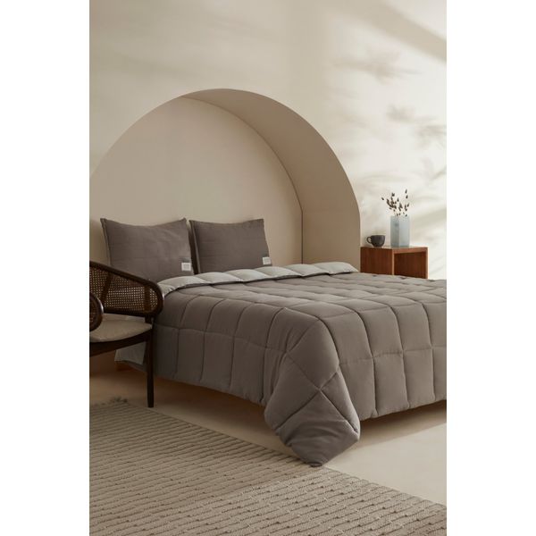 Karaca Home Relax Bej Çift Kişilik Comfort Uyku Seti