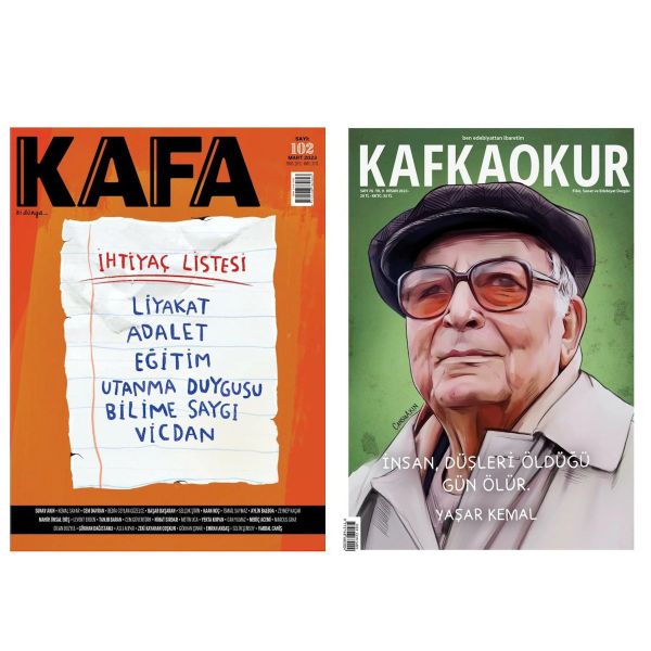 Kafa+Kafkaokur Dergi Yıllık Abonelik