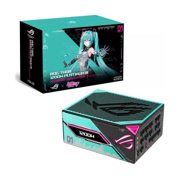 Asus ROG Thor Hatsune Miku Edition ROG-THOR-1200P3-MIKU 1200 W Power Supply