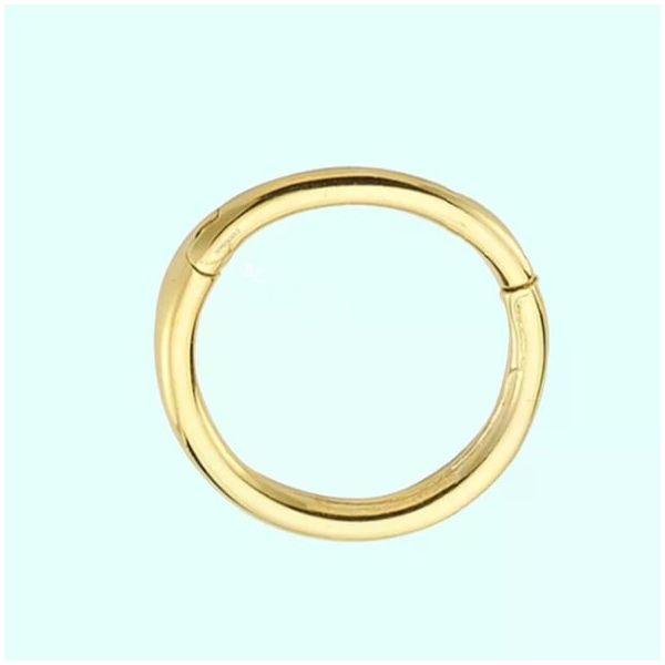 Sembol Gold Sade 14 Ayar Altın Halka Piercing
