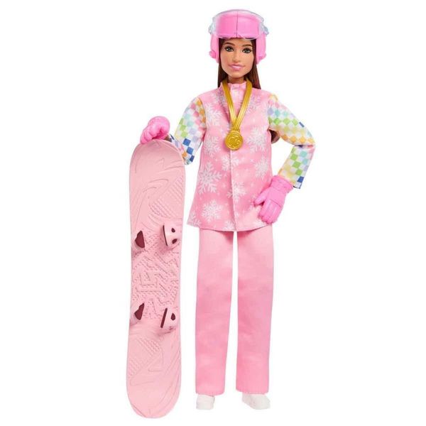 Barbie JKF78 Snowboard Sporcusu Bebek