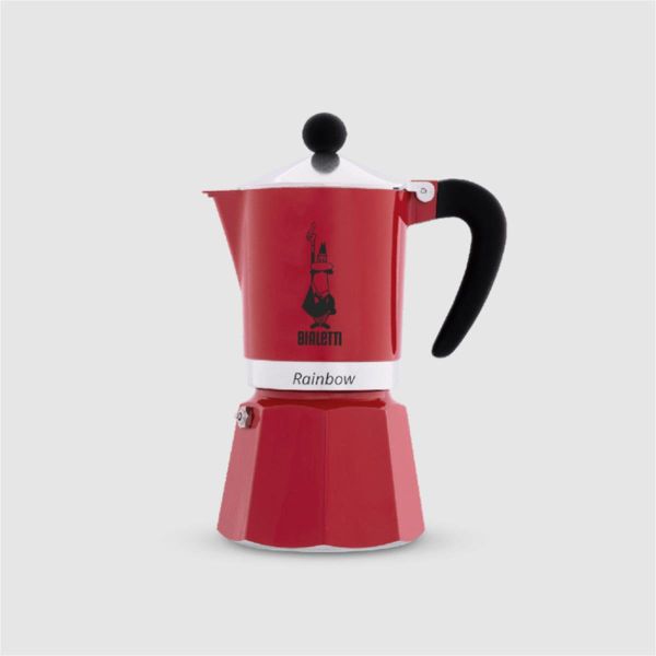 Bialetti Rainbow 1 Cup Kırmızı Moka Pot