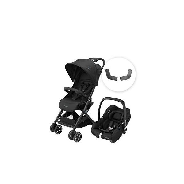 Maxi-Cosi Lara 2 Cabriofix Ultra Kompakt Seyahat Sistem Siyah Bebek Arabası