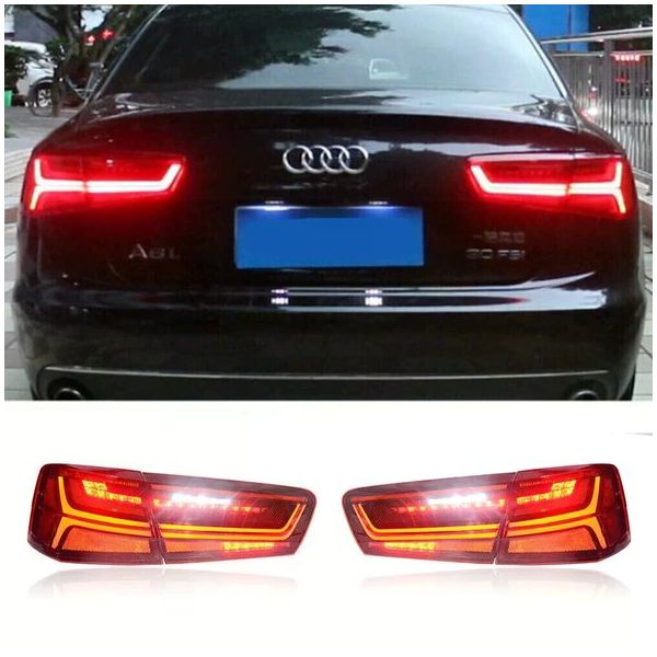 Auto GP Audi A6 Kırmızı Facelift Görünüm 2011-2015 Ledli Stop Lambası