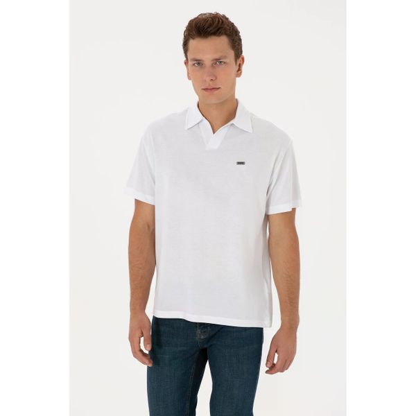 U.S. Polo Assn. 50324787-VR013 Beyaz Erkek Tişört